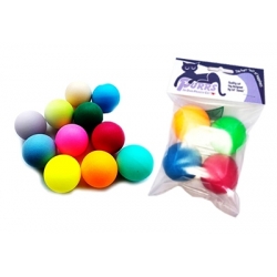 Fun Rainbow Ping Pong Balls - 4 in a pack
