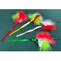 Purrs Christmas Feather Swishie ClipOn - Fits PurrSuit, Frenzy & DaBird Rods 