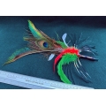 Purrs Christmas Peacock Shimmer Teaser Topper - ScrewOn - Fits Peekee or Bug Hunter Wands