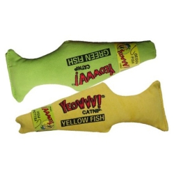 100% Organic YEOWWW Catnip Filled Fish