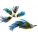 Purrs Bluetit Bird ClipOn - Fits PurrSuit, Frenzy & DaBird Rods