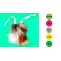 Purrs Faux Fur Puff Cat Toy - Herbless or Herb Filled