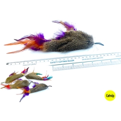 Purrs Hairy Fishy - Catnip - ClipOn  Fits Purrs , Frenzy & DaBird rods
