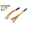 Purrs Leather Tails ScrewOn - Fits Peekee or Bug Hunter rods