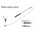 Purrs PurrSuit Interchangeable Cat Toy - PETIT wand with Spinning Feather prey - ClipOn