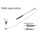 Purrs PurrSuit Interchangeable Cat Toy - PETIT wand with Spinning Feather prey - ClipOn