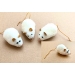 Purrs White Mo Mouse ClipOn - Fits PurrSuit , Frenzy & DaBird Rods